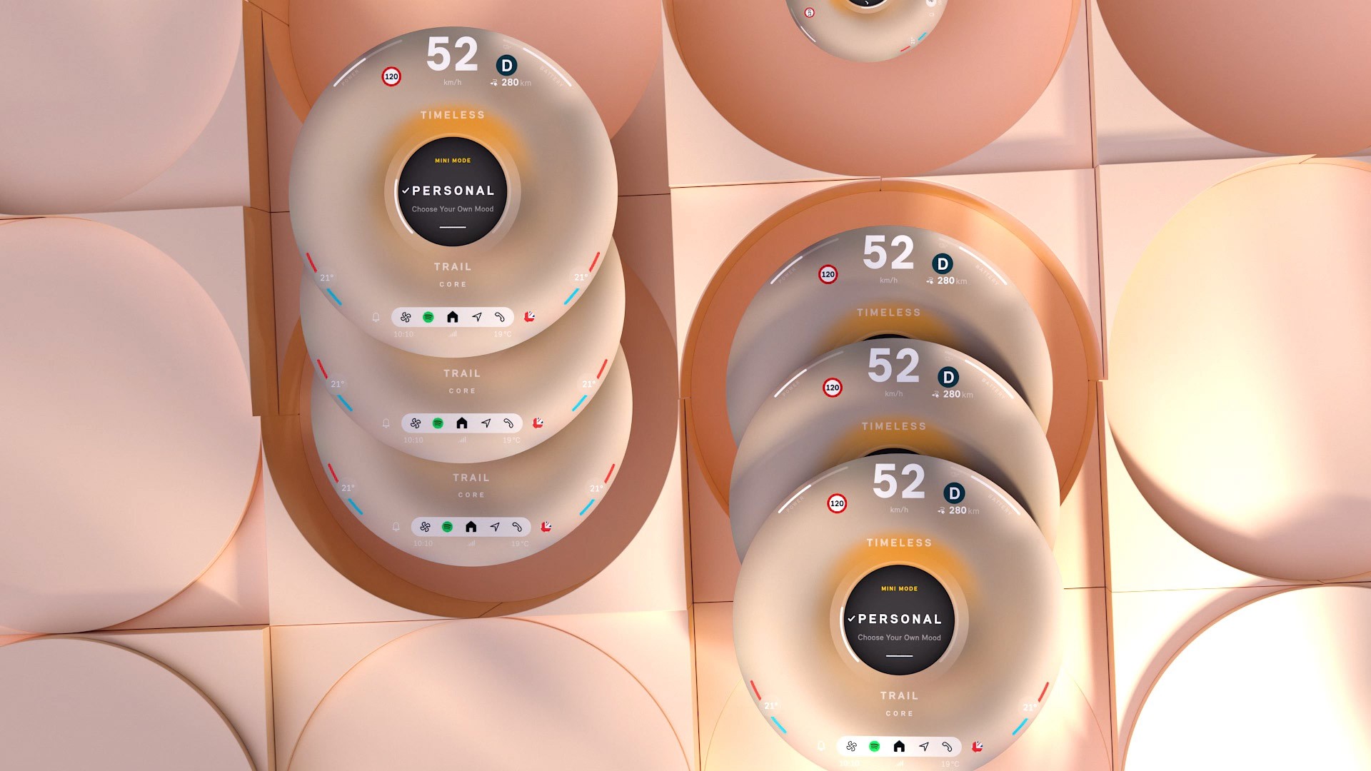 السيارة MINI Countryman - معرض أوضاع تجربة القيادة - الوضع المخصص personal